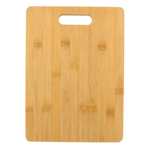 Royalford RF9498 Bamboo Cutting Board | Organic Bamboo Chopping Board|  Handle & Juice Groove | Knife-Friendly | Durable| Hygienic | Easy to Clean | 330x230x14mm Size