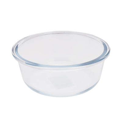 Royalford RF9503 Glass Airtight Container 950ml | Borosilicate Oven & Microwave Safe Storage Box with Spill Proof Lid | Freezer & Dishwasher Safe| Durable Food Container