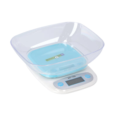 Royalford RF9515 Electronic Kitchen Scale | High Precision Strain Gauge Sensor | Digital Weighing Scale | Transparent Bowl| Multi-Unit Display| Auto-Off Functionality