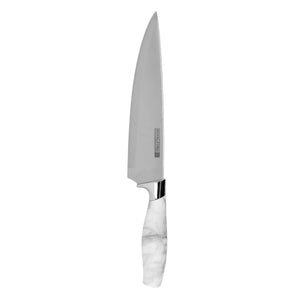 Royalford RF9532 8 Inch Chef Knife | Marble Handle Stainless Steel Kitchen Knife for Professional Cutting | Chopping & Slicing | Extra Sharp Blade & Ergonomic Grip Design