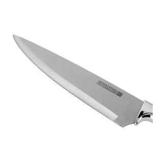 Royalford RF9532 8 Inch Chef Knife | Marble Handle Stainless Steel Kitchen Knife for Professional Cutting | Chopping & Slicing | Extra Sharp Blade & Ergonomic Grip Design