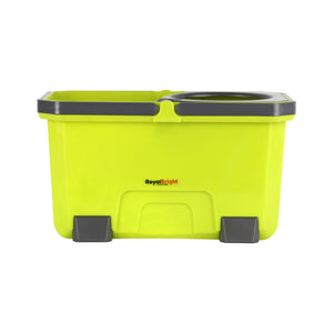 RoyalFord RF9595 Emphatic Spin Easy Mop with Bucket | 360° Rotating Microfiber Mop Head | Hands-Free Spin Wringer | Adjustable Handle & Free Extra Mop for Home Cleaning