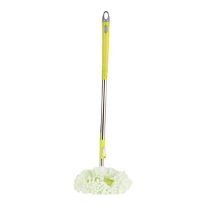 RoyalFord RF9595 Emphatic Spin Easy Mop with Bucket | 360° Rotating Microfiber Mop Head | Hands-Free Spin Wringer | Adjustable Handle & Free Extra Mop for Home Cleaning