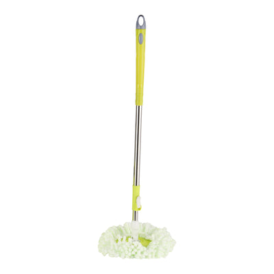 RoyalFord RF9595 Emphatic Spin Easy Mop with Bucket | 360° Rotating Microfiber Mop Head | Hands-Free Spin Wringer | Adjustable Handle & Free Extra Mop for Home Cleaning