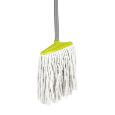 Royalford RF9642 Cotton Mop | Strong and durable metal handle | Super Absorbent Floor Cleaning Mop for Tile, Marble & Ceramic Floors | Ideal for Home and Office Use