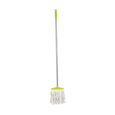 Royalford RF9642 Cotton Mop | Strong and durable metal handle | Super Absorbent Floor Cleaning Mop for Tile, Marble & Ceramic Floors | Ideal for Home and Office Use