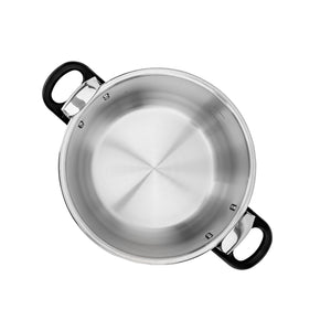 Royalford RF9650 Stainless Steel Pressure Cooker 7 Litre | Family Size Induction Compatible Pressure Cooker | Advanced Multi-Safety Device | Extra Thick Durable Body