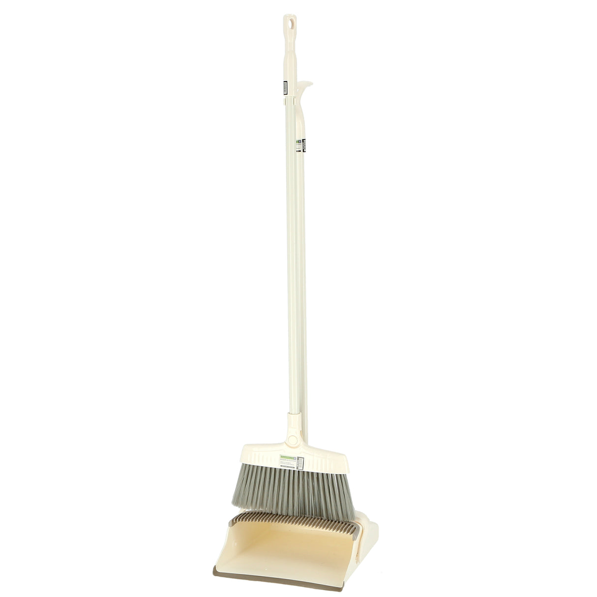 Royalford RF9658 Broom & Dustpan Set | Long Handle for Home, Office & Commercial Use | Durable Floor Cleaning Broom with Strong Bristles for Tile, Marble & Hard Floors