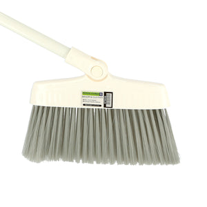 Royalford RF9658 Broom & Dustpan Set | Long Handle for Home, Office & Commercial Use | Durable Floor Cleaning Broom with Strong Bristles for Tile, Marble & Hard Floors