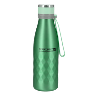 Royalford RF9671 Vacuum Bottle 700ml Stainless Steel | Double Wall Insulated Hot & Cold Water Bottle | Leak Proof Portable Design for Travel & Office & Daily Use