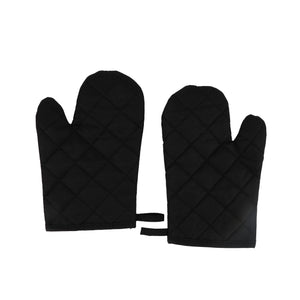 Royalford RF9698 Cotton Padded Oven Mitt Set of 2 |  3-Layer Heat Protection |  Fire-Proof Cotton Insulation |  High Temperature Resistance & Machine Washable Design