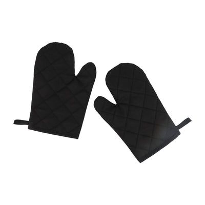 Royalford RF9698 Cotton Padded Oven Mitt Set of 2 |  3-Layer Heat Protection |  Fire-Proof Cotton Insulation |  High Temperature Resistance & Machine Washable Design