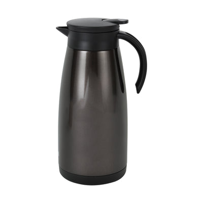 Royalford RF9701 Double Wall Stainless Steel Coffee Pot | 1500ml Capacity  | Hot & Cool Insulation | 304 Stainless Steel Inner Pot and Ergonomic Easy Pour Handle
