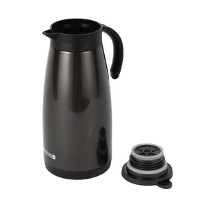 Royalford RF9701 Double Wall Stainless Steel Coffee Pot | 1500ml Capacity  | Hot & Cool Insulation | 304 Stainless Steel Inner Pot and Ergonomic Easy Pour Handle