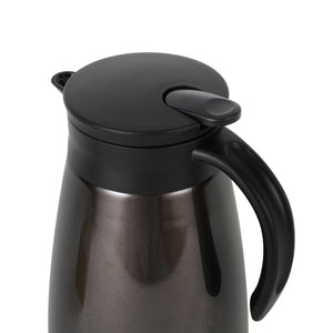 Royalford RF9701 Double Wall Stainless Steel Coffee Pot | 1500ml Capacity  | Hot & Cool Insulation | 304 Stainless Steel Inner Pot and Ergonomic Easy Pour Handle
