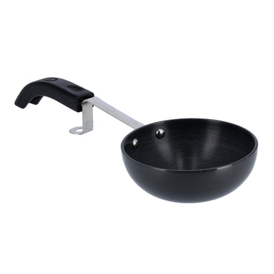 Royalford RF9706 11cm Hard Anodized Vagaria | Non-Stick Aluminium Tadka Pan | PFOA-Free Coating | Ergonomic Handle | Metal Spoon Friendly & Durable Kitchen Essential