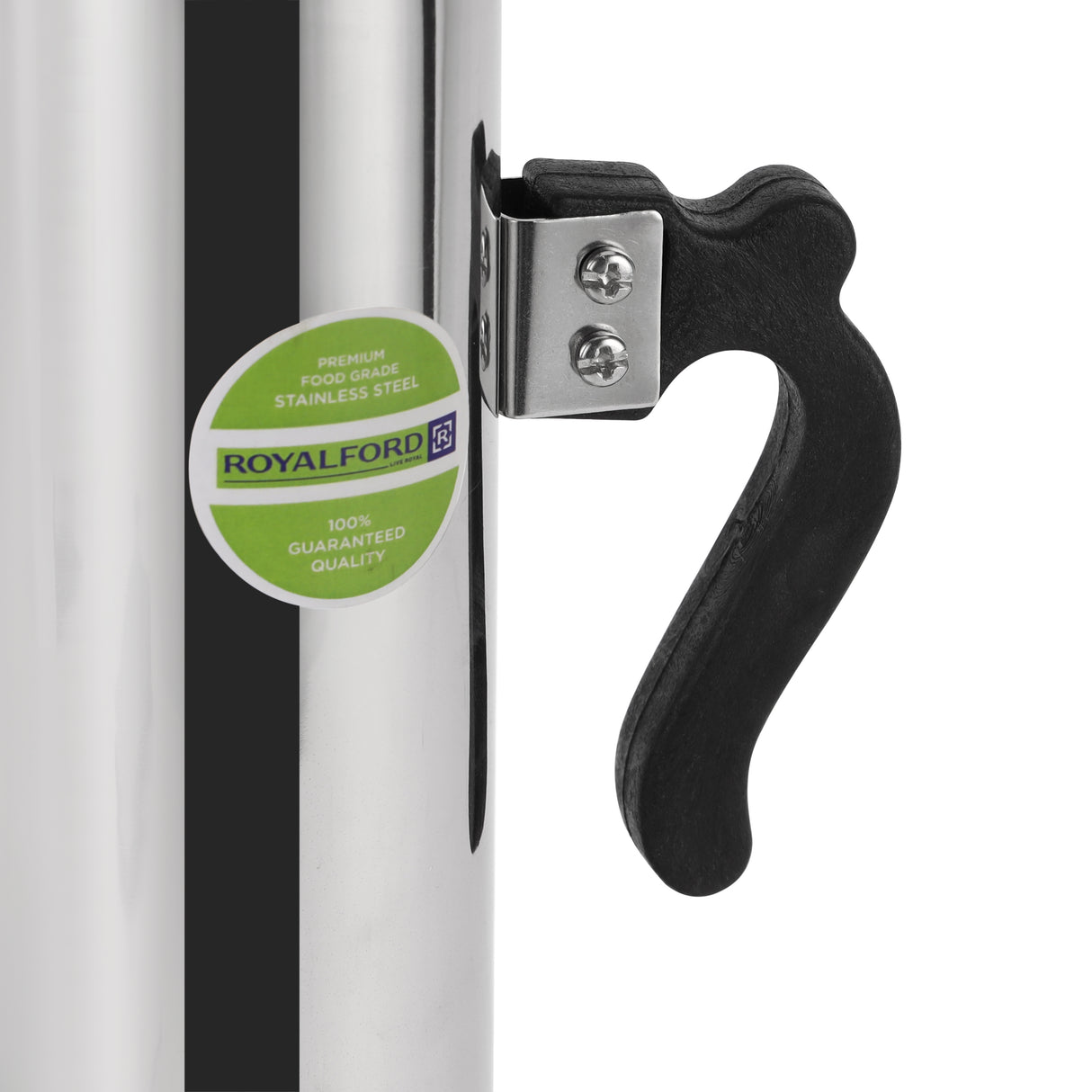 Royalford RF9708 Stainless Steel Puttu Maker with Pot & Handle | 100% Food-Grade Material| Heat-Resistant Bakelite Handle| Hygienic Cooking Design| Compact & Durable