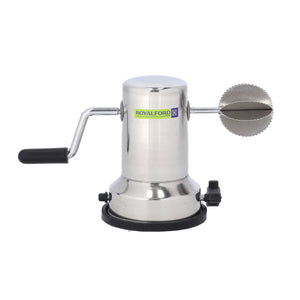 Royalford RF9709 Coconut Scraper |  Stainless Steel Blades |  Manual Coconut Grater with Strong Vacuum Base |  Ergonomic Handle | Rust Proof Durable Kitchen Tool