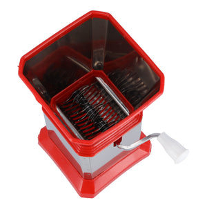 Royalford RF9710 Chilly Cutter | Stainless Steel Rotary Blades for Manual Chilli & Vegetable Cutting | Rust Proof Body | Non-Skid Base | Comfortable Grip Handle Design