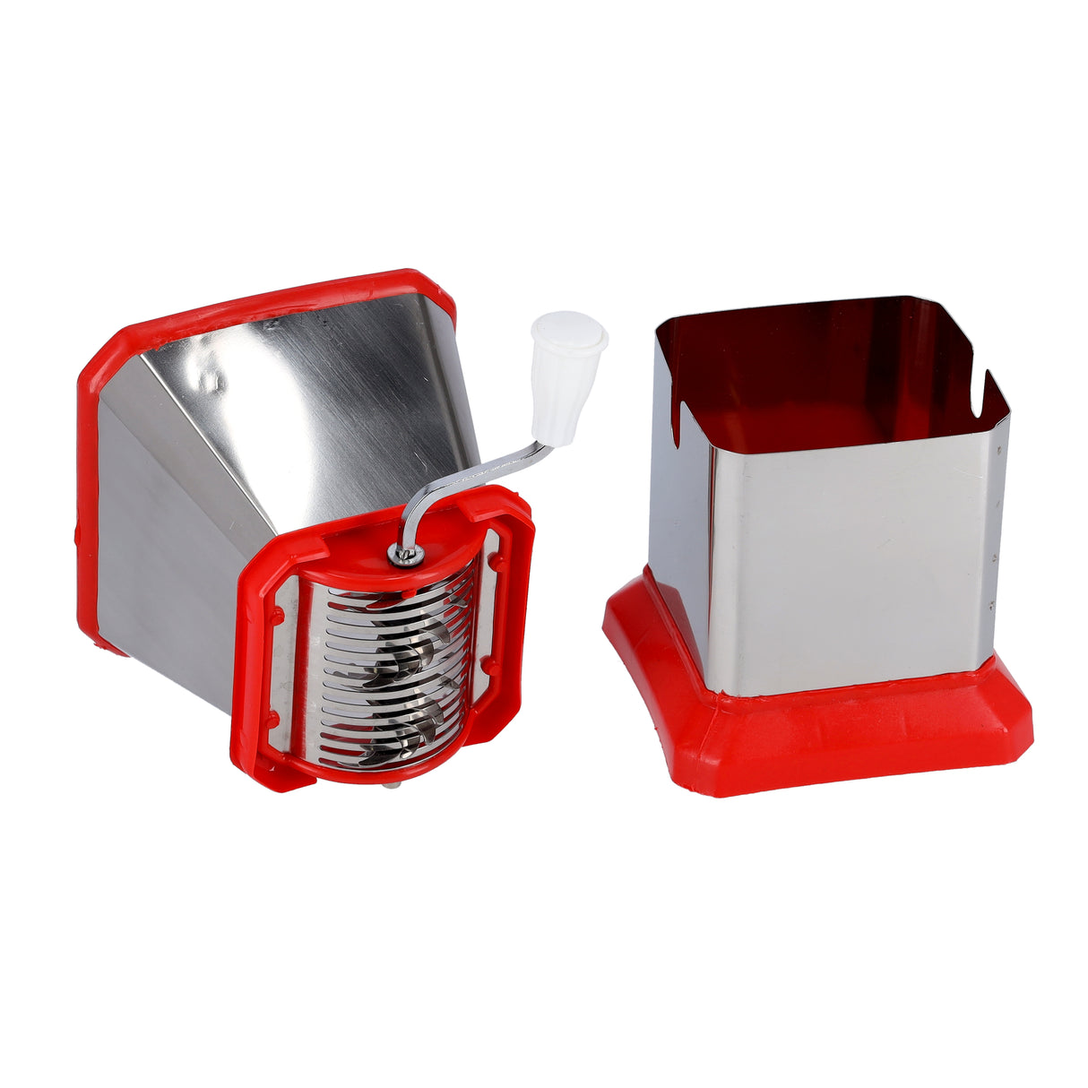 Royalford RF9710 Chilly Cutter | Stainless Steel Rotary Blades for Manual Chilli & Vegetable Cutting | Rust Proof Body | Non-Skid Base | Comfortable Grip Handle Design
