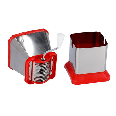 Royalford RF9710 Chilly Cutter | Stainless Steel Rotary Blades for Manual Chilli & Vegetable Cutting | Rust Proof Body | Non-Skid Base | Comfortable Grip Handle Design