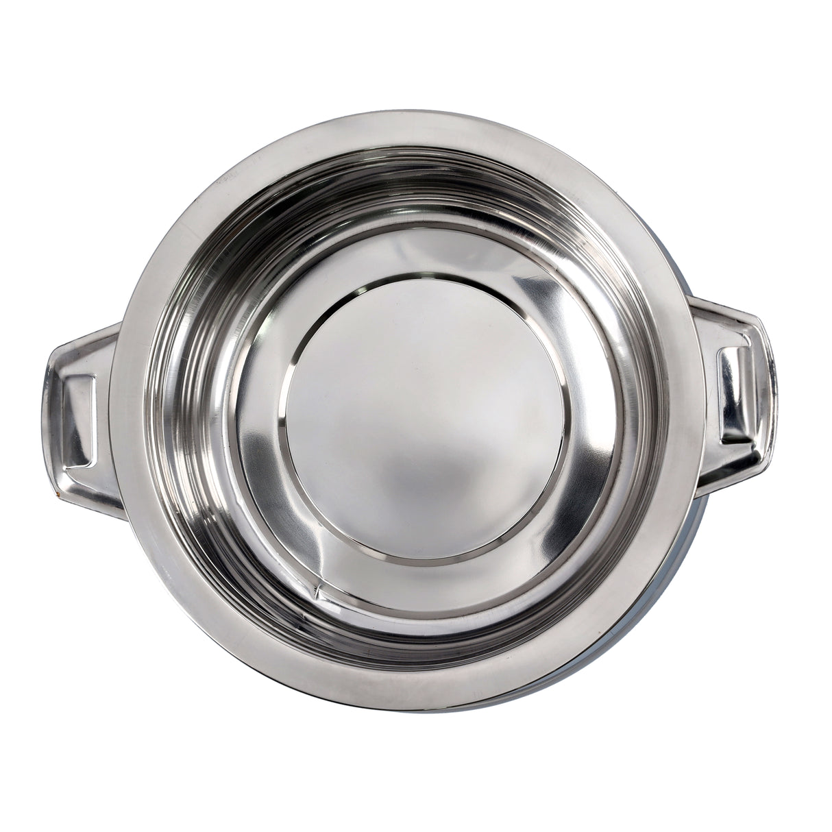 Royalford RF9717 Classic Belly 2500ml Double Wall Stainless Steel Hot Pot | Premium Insulated Food Warmer | Extra-deep body | Firm twist-lock lid | Heavy-duty rivets