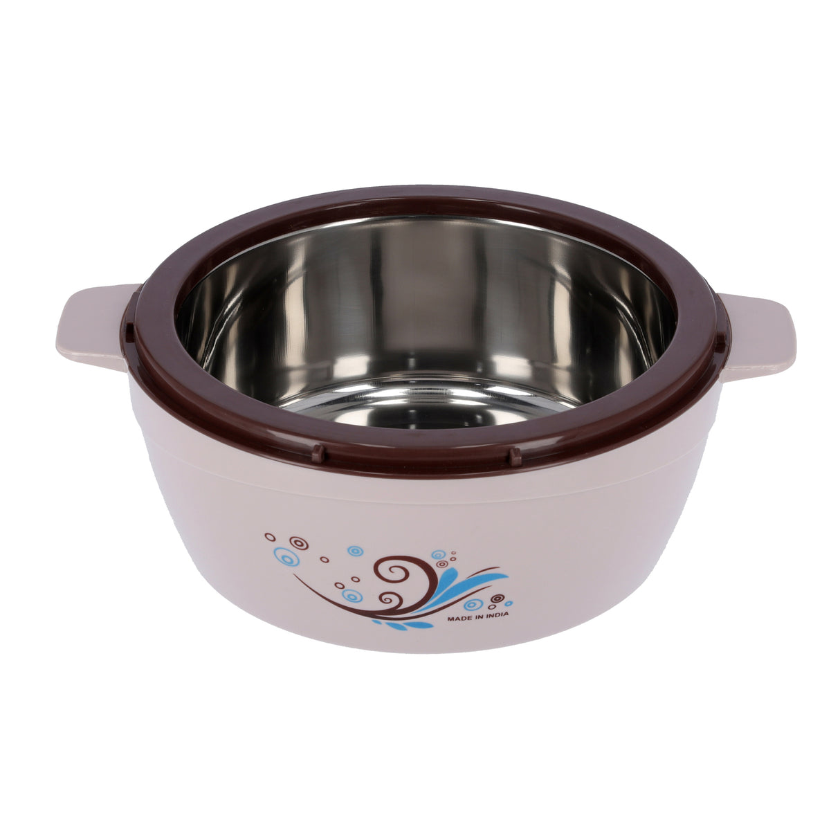 Royalford RF9726 Deluxe Insulated Casserole | 3500ml| Stainless Steel Inner, Super PU Insulation| Extra Deep Design| Twist Lock Lid for Hot Food Storage & Elegant Serving