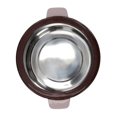 Royalford RF9726 Deluxe Insulated Casserole | 3500ml| Stainless Steel Inner, Super PU Insulation| Extra Deep Design| Twist Lock Lid for Hot Food Storage & Elegant Serving