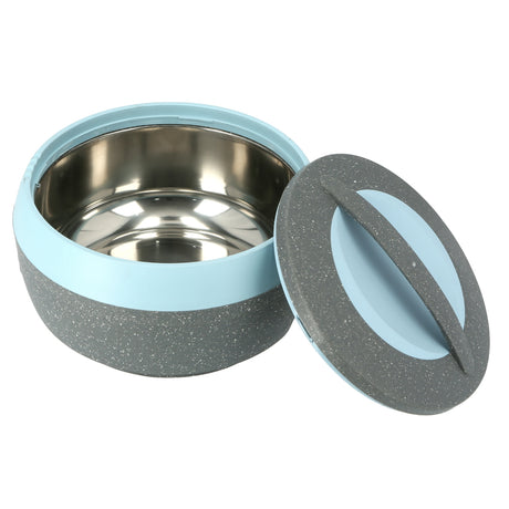 Royalford RF9728 Cosmos Insulated Casserole 1500ML | Stainless Steel Inner | Super PU Insulation | Firm Twist Lock Lid | Elegant Hygienic Design for Hot Food Serving