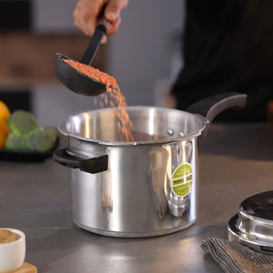 RoyalFord RF9751 5L Aluminium Pressure Cooker |Induction Compatible Heavy Duty Cooker|  Durable Aluminium Construction |Heavy-Duty Design  | 2 Year Warranty | Easy to Use