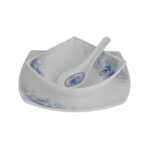 Royalford RF9757 71Pcs Opalware Dinner Set| lightweight |chip-resistant |elegant floral design| freezer, dishwasher & microwave safe |Perfect for family dining & gifting