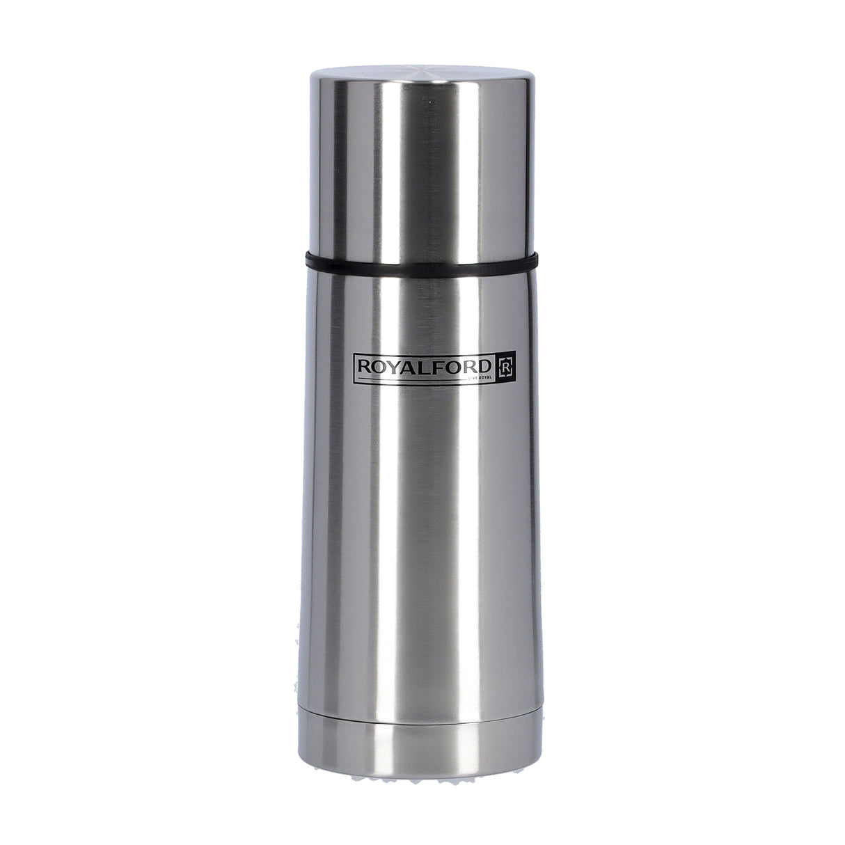 Royalford RF9779 Vacuum Bottle 350ml | Stainless Steel Double Wall Insulated Hot & Cold Flask | Leak Proof  | 304 Food Grade Inner Lining for Travel, Office & Daily Use