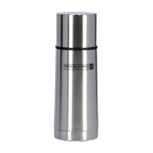 Royalford RF9779 Vacuum Bottle 350ml | Stainless Steel Double Wall Insulated Hot & Cold Flask | Leak Proof  | 304 Food Grade Inner Lining for Travel, Office & Daily Use