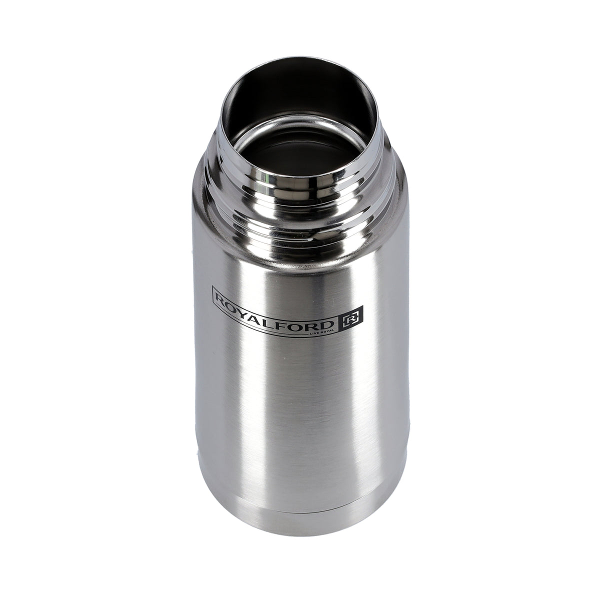 Royalford RF9779 Vacuum Bottle 350ml | Stainless Steel Double Wall Insulated Hot & Cold Flask | Leak Proof  | 304 Food Grade Inner Lining for Travel, Office & Daily Use