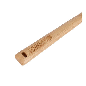 Royalford RF9792 Rubber Wood Turner | Ergonomic Wooden Spatula for Non Stick Cookware | Dishwasher Safe | Natural Wood Kitchen Tool for Daily Use and Home Cooking