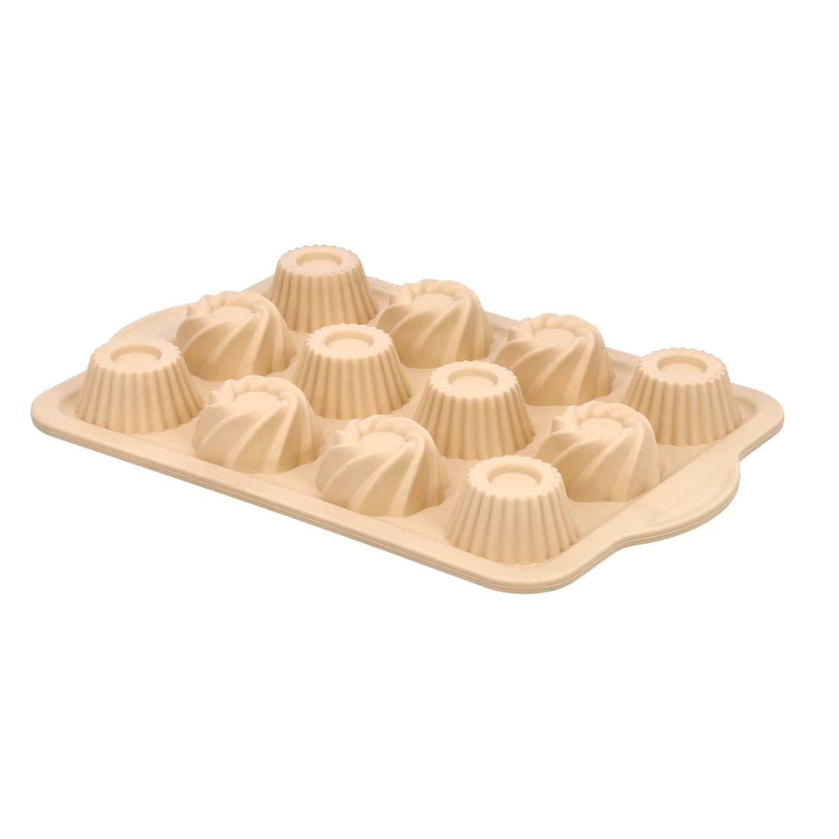 Royalford RF9800 12 Cups Silicone Muffin Pan with Steel Frame | BPA-Free Non-Stick Bakeware  | Reinforced steel frame | Flexible non-stick surface | Durable design
