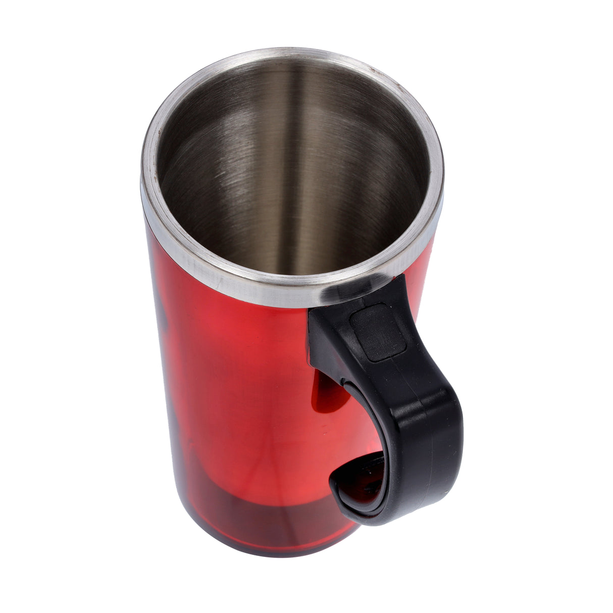 Royalford RF9816 Double Wall Stainless Steel Travel Mug 480ml | BPA Free Insulated Coffee Mug | Ergonomic Handle for Hot & Cold Beverages, Office, Travel and Daily Use