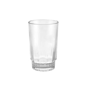 Royalford RF9818 Glass Tumbler Set | 6 Pcs Premium Clear Drinking Glasses for Water, Juice & Soft Drinks | Thick Base Durable Design for Everyday Home and Dining Use