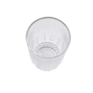 Royalford RF9818 Glass Tumbler Set | 6 Pcs Premium Clear Drinking Glasses for Water, Juice & Soft Drinks | Thick Base Durable Design for Everyday Home and Dining Use