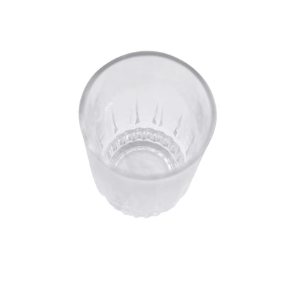 Royalford RF9818 Glass Tumbler Set | 6 Pcs Premium Clear Drinking Glasses for Water, Juice & Soft Drinks | Thick Base Durable Design for Everyday Home and Dining Use
