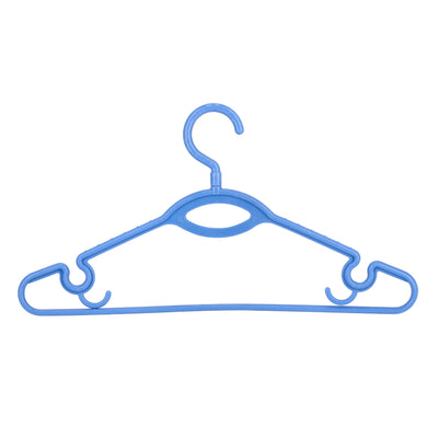 Royalford RF982BL Plastic Clothes Hanger Set | 6 Pcs Durable Lightweight Wardrobe Hangers for Daily Clothing Storage |Space Saving Design |Strong Hooks for secure hanging