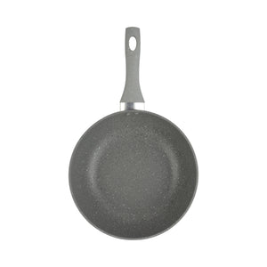 Royalford RF9840BGE 26cm Smart Wokpan | Durable Marble Coating | Forged Aluminium Induction Cookware featuring 3.8mm Thick Base | Soft-Touch Handle | PFOA & PTFE Free