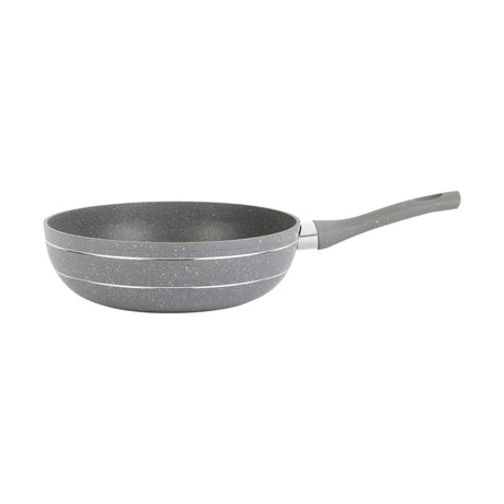 Royalford RF9840BGE 26cm Smart Wokpan | Durable Marble Coating | Forged Aluminium Induction Cookware featuring 3.8mm Thick Base | Soft-Touch Handle | PFOA & PTFE Free