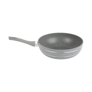 Royalford RF9840BGE 26cm Smart Wokpan | Durable Marble Coating | Forged Aluminium Induction Cookware featuring 3.8mm Thick Base | Soft-Touch Handle | PFOA & PTFE Free
