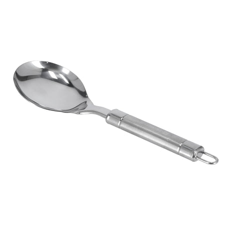 Royalford RF9847 Stainless Steel Rice Spoon | Ergonomic Handle | Durable Rust-Resistant Kitchen Spoon for Serving Rice, Grains, Curries and Everyday Cooking Use