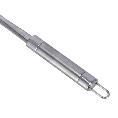 Royalford RF9850 Stainless Steel Slotted Turner | Ergonomic Handle | Durable Heat-Resistant Kitchen Spatula for Frying, Flipping, Draining Oil and Everyday Cooking Use