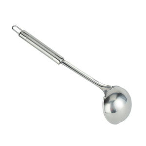 Royalford RF9852 Stainless Steel Soup Ladle | Durable, Rust-Resistant and Comfortable Kitchen Ladle for Serving Soups, Curries, Gravies and Sauces with Strong Handle