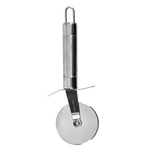 Royalford RF9853 Stainless Steel Pizza Cutter | Ultra-Sharp Pizza Wheel with Ergonomic Handle | Rust-Resistant & Dishwasher Safe Kitchen Tool for Easy Slicing Every Time