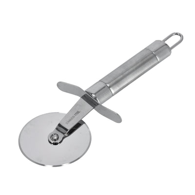 Royalford RF9853 Stainless Steel Pizza Cutter | Ultra-Sharp Pizza Wheel with Ergonomic Handle | Rust-Resistant & Dishwasher Safe Kitchen Tool for Easy Slicing Every Time