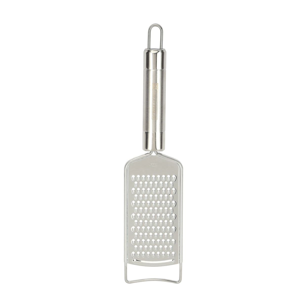 Royalford RF9855 Stainless Steel Ginger Grater | Sharp Handheld Kitchen Grater for Ginger, Garlic, Cheese, Lemon Zest & Vegetables | Comfortable Grip | Rust-Resistant